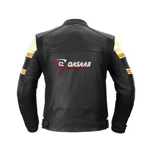 New Arrival Racing <b>Jackets</b> Motorbike <b>Jacket</b> <b>For</b> <b>Men</b> Wholesale Motorbike <b>Leather</b> <b>Jacket</b> Customized Branding Qasaab Wear - Product Image 2