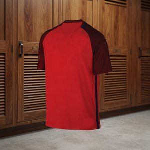 High Quality Custom <b>Men's</b> Football Jersey Stadium Match Plain Soccer Wear Logo Print Wholesale OEM Service Automated Cutting for - Product Image 3