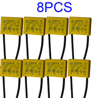 Condensateur à film JRUMP 3.3μF 275V AC pour commutateur intelligent Câblage à feu unique Condensateur à circuit à feu unique à zéro haute stabilité