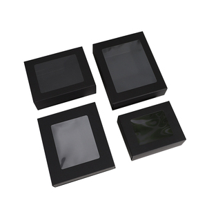 Tùy chỉnh bao bì sản phẩm nhỏ hộp màu trắng bao bì đồng bằng hộp giấy trắng hộp các tông màu trắng với cửa sổ trong suốt - Product Image 6