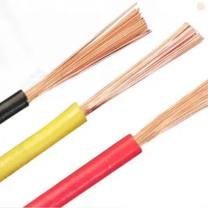 AWG6-cable de enganche eléctrico UL1015, cable de pvc de cobre desnudo aprobado