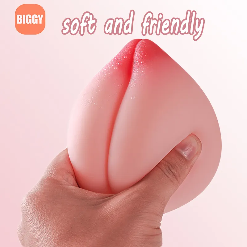345G Sexy Secret Peach Shape Artificial Anal Realista Pocket Pussy Juguetes sexuales baratos para hombres Masturbación