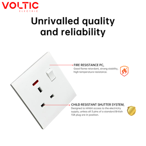 Interruptores Eléctricos Ultrafinos de Color Personalizado para el Reino Unido, Enchufes Domésticos, Interruptor de Luz de Pared de 2 Vías y 2 Grupos, Panel Tipo 86, Enchufe Estándar Universal - Product Image 2
