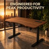 Bureau debout électrique moderne haut de gamme à double moteur, plateau en acier de 3 cm d'épaisseur, extensible et pliable, pour bureau à domicile et poste de travail