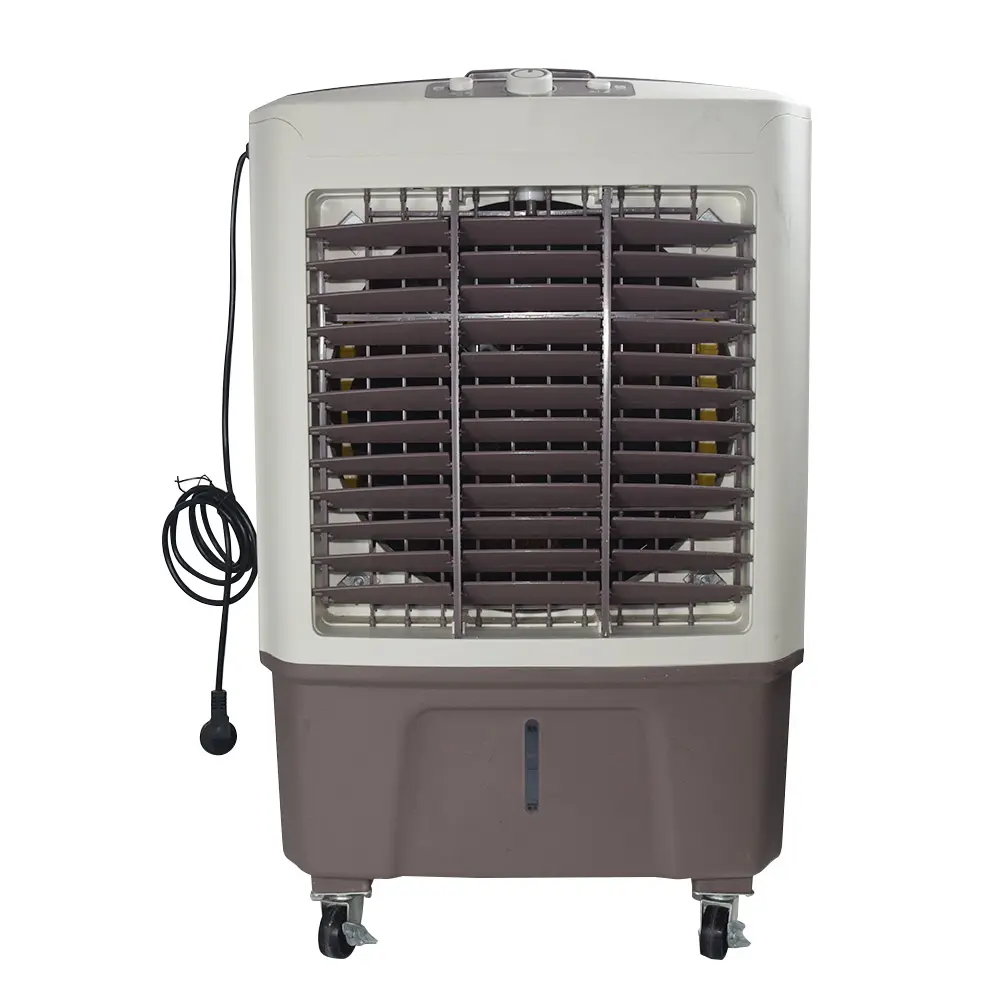 Nouveau ventilateur refroidisseur d'air électrique 220V 190W avec réservoir d'eau 50L Type de support de Cubage pour le refroidissement du bureau à domicile