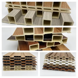 Máquina de puerta compuesta de plástico y madera, placa de puerta de madera de plástico, tablero de panel, línea de producción de fabricación de fábrica - Product Image 6