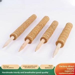 Support pour Monstera, Poteau d'escalade pour Philodendron, Poteau <span class=keywords><strong>en</strong></span> fibre de coco, Colonne de fixation pour plantes grimpantes et palmiers, Support anti-renversement YZZ - Product Image 2