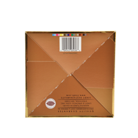 Boîte d'emballage artisanale pliable de luxe, boîte cadeau en papier, emballage pour cils