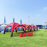 Tente Gonflable Portable Personnalisée Misign 5m/6m/7m/8m – Dôme Gonflable pour Événements Sportifs Extérieurs et Publicité