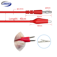Kit de câbles de test multimètre JZDZ avec fiches banane 4 mm et pinces crocodiles, et kit de sondes arrière pour tests de diagnostic JT0002A-a