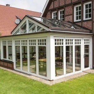 Coperture per Patio <span class=keywords><strong>in</strong></span> Alluminio Personalizzate, Verande Invernali, Serre <span class=keywords><strong>in</strong></span> Vetro, Moderni Padiglioni Trasparenti per Giardini di Ville, Case Prefabbricate Modulari - Product Image 3
