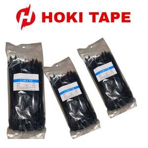 Attaches de câble en plastique 168 de qualité professionnelle noires 36mm x 150mm pour tous les besoins de groupage Attaches de câble pour la gestion des fils - Product Image 2