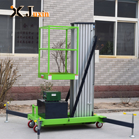 Échelle électrique CE ISO 10 mètres Échelles verticales de levage pour un homme en aluminium télescopique hydraulique