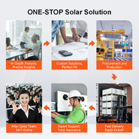 Estación de Energía Solar BESS para Exteriores de 50kWh, 65kWh, 100kWh, 200kWh con Baterías de Litio-Ferrofosfato (LiFePO4) de Alto Voltaje en Gabinete
