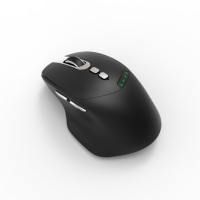 Harga pabrik 3D gaya untuk Bluetooth 2.4GHz Mouse komputer nirkabel beberapa warna dengan tombol samping dan tampilan baterai