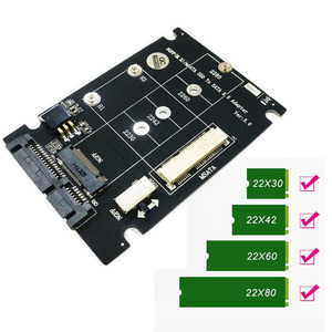 Kartu Sata 2.5 "mendukung Msata & Ngff ke Sata3 <span class=keywords><strong>M</strong></span>.2 Ngff Msata Ssd Adapter Msata <span class=keywords><strong>M</strong></span>.2 Ngff ke kartu adaptor Sata Iii - Product Image 4