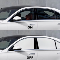 Película PDLC Inteligente Conmutable para Ventanas de Coche, Vidrio Eléctrico con Tinte de Privacidad 4.2 Haze, Autoregenerable y con Cambio de Color