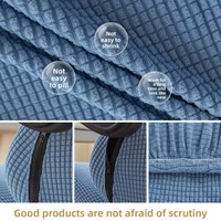 Housses de siège et d'accoudoirs pour chaise de jeu sur ordinateur, imprimées sur mesure, 100% polyester, élastiques, anti-salissures, lavables en machine, douces et confortables