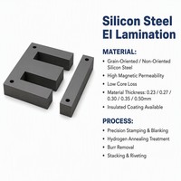 Lamelles en acier au silicium EI avec film isolant pour la construction de transformateurs de puissance à haute sécurité