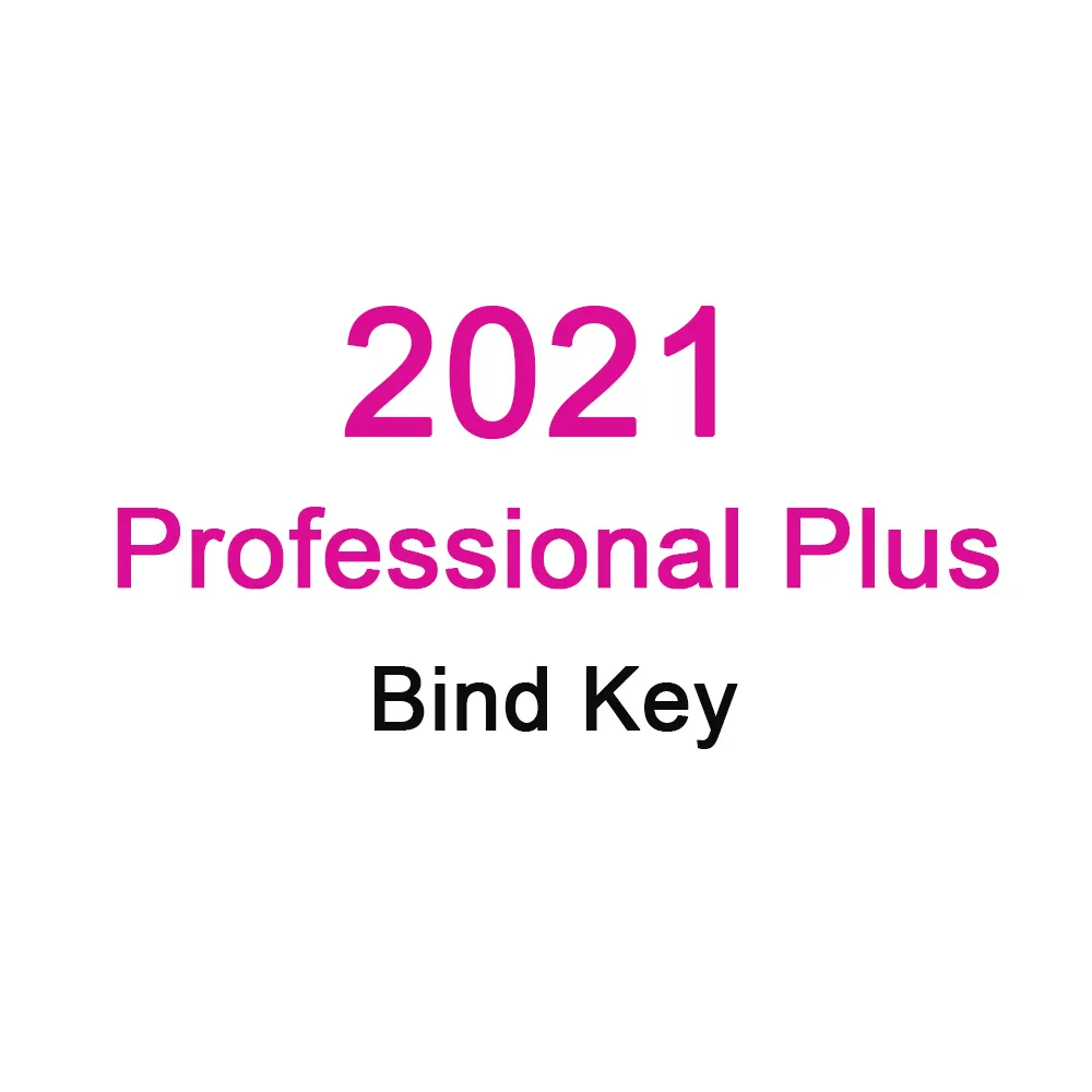 2021 Pro Plus vincolare la chiave 100% l'attivazione Online 2021 la chiave digitale professionale Plus Bind invia dalla pagina di Chat Ali