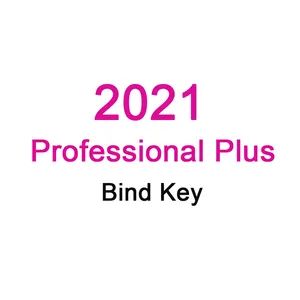 2021 Pro Plus Bind Key Лицензия 100% онлайн-активации 2021 Professional Plus Bind цифровой ключ отправка через Ali Chat Page