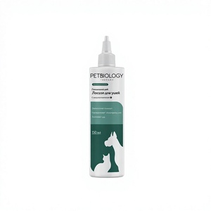 PetBiology Limpiador de Oídos para Mascotas – Terapia Cerumenolítica, Suave para Perros y Gatos, 150ml - Product Image 1