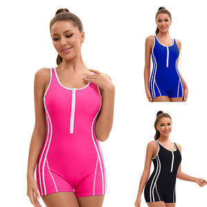 Traje de baño de una pieza Hipster sin mangas de Europa y América para mujer Nuevo bikini triangular sexy sin espalda multicolor - Product Image 1