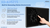 Terminal de point de vente tactile KDS215 21,5 pouces, système d'affichage de cuisine mural, gain de place, compatible Windows/Android