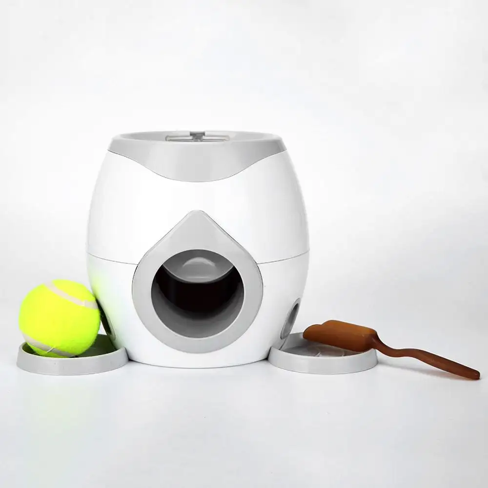 Mainan Anjing Bisbol Hadiah Mesin Bola Tenis Hewan Peliharaan Pelontar Otomatis Bola Tenis Anjing Kustom
