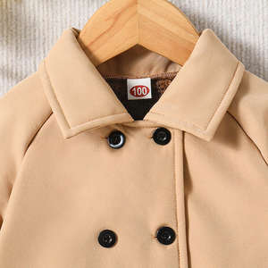 Abrigo Largo de Invierno 2026 para Niñas, Novedad en Ropa de Abrigo para Niños, Venta al por Mayor para Comercio Exterior, Tejido de Estambre con Relleno 100% Poliéster - Product Image 4