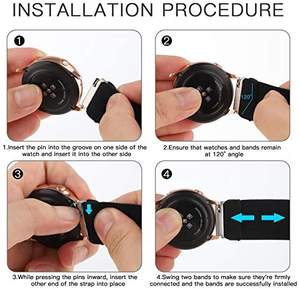 22mm 20mm Bracelet Sport Bracelet de Montre en Nylon pour Samsung <span class=keywords><strong>Galaxy</strong></span> <span class=keywords><strong>Active</strong></span> <span class=keywords><strong>2</strong></span> Bracelet Élastique 46mm 42mm - Product Image 4