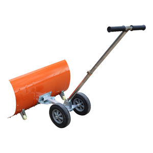 Pala de nieve empujada a mano con ruedas, pala de nieve grande, herramienta de eliminación de nieve, equipo de eliminación de nieve, tabla de empuje de nieve, arma mágica, - Product Image 3