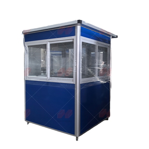 Kiosque de sécurité <span class=keywords><strong>à</strong></span> installation rapide et étanche préfabriqué pour poste de garde mobile et panneau sandwich <span class=keywords><strong>à</strong></span> <span class=keywords><strong>vendre</strong></span> - Product Image 1