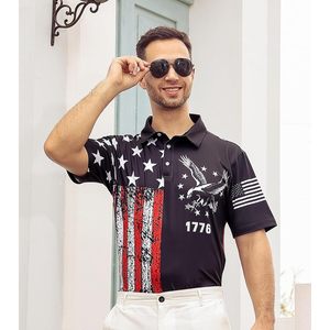 Polo de Golf Personalizado para Hombre, Manga Corta, Secado Rápido, Absorbe la Humedad, Ropa Deportiva para Tenis, Senderismo y Camping - Product Image 6