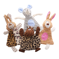 Jouets pour chiens en peluche douce et écologique, personnalisés, mignons, accessoires pour animaux de compagnie, jouets à mâcher qui couinent, durables, interactifs, jouets pour chiens d'intérieur
