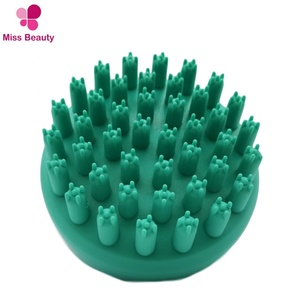 Silicone Cheveux <span class=keywords><strong>Masseur</strong></span> de Cuir Chevelu Shampooing Douche de Brosse de Brosse De Bain En Silicone pour Bébé - Product Image 2