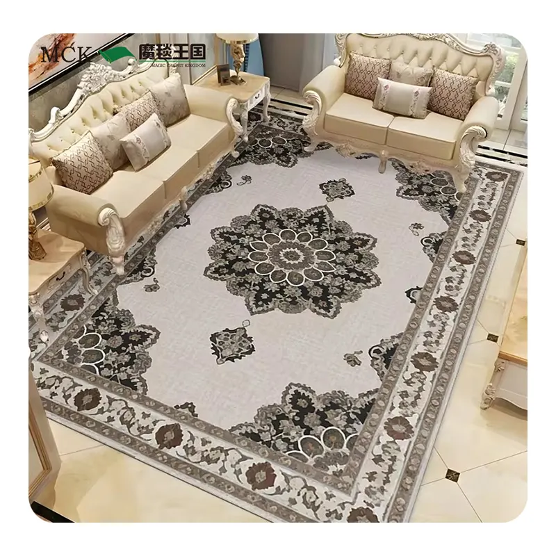 ממלכת שטיח קסם מותאם אישית ספת פוליאסטר באיכות גבוהה מזרחי צבעוני רחיץ מתקפל שטיחים לסלון ילדים