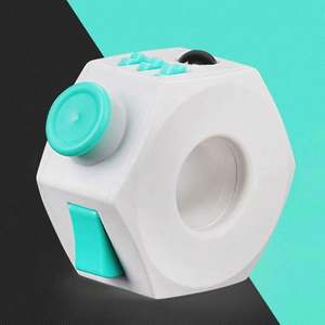 Jouet anti-stress magique pour l'autisme, cube de relaxation à 6 faces, jouet de bureau pour les doigts - Product Image 1