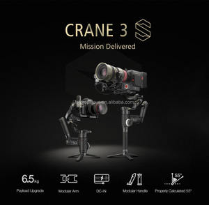 Estabilizador de cardán <span class=keywords><strong>ZHIYUN</strong></span> Crane 3S Estabilizador de mano de 3 ejes con carga de 6,5 kg y rendimiento más de kg para cámara Nikon Canon DSLR - Product Image 4