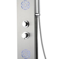 Panneau de douche à capteurs automatiques, sortie d'eau constante, salle de bain-douche, panneaux de douche, écran LED, massage SPA