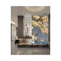 Panneau mural en pierre de luxe en marbre translucide Onyx de haute qualité pour la maison et l'hôtel