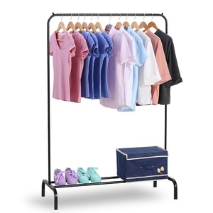 Garment Heavy Duty Long Rail <strong>Cloth</strong> <strong>Display</strong> <strong>Rack</strong> - Product Image 1