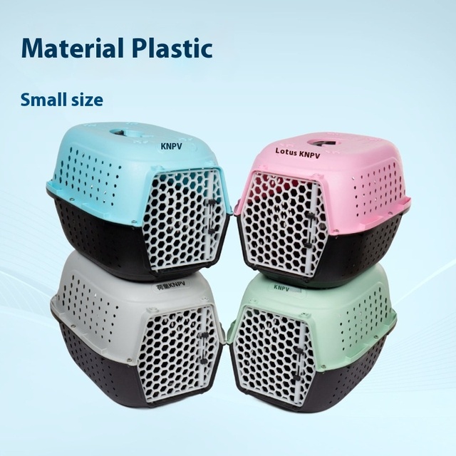 Pet Air Travel Crate 2026 New Model Breathable Car Carrier Travel Bag Pet Dog Cat House Large Size