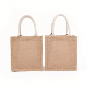Design Promoting Eco-Friendly <b>Large</b>-Sized Women's Laminated <b>Beach</b> Shopping and Reusable Jute <b>Bags</b> - Product Image 5