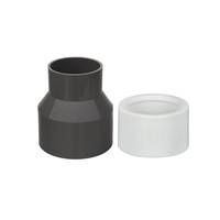 Raccords de réduction concentriques en PVC pour l'alimentation en eau, raccords en T et droits, modèle à tête hexagonale 1119, connexion femelle