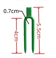 Épingles de propagation en plastique pour jardinage, clips de support pour fraises, fourches de culture de fraises, supports pour plantes