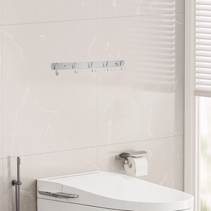 Crochets muraux réglables en acier inoxydable, robustes et étanches, pour serviettes, salle de bain et cuisine, installation par perçage - Product Image 5