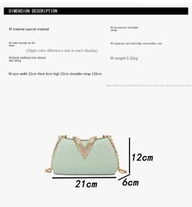 <span class=keywords><strong>Bolsos</strong></span> de Mano de Lujo para Mujer, con Asa de Anillo, Dorados, para Boda, con Pedrería Brillante, Cierre Magnético, Ligeros, Venta al por Mayor - Product Image 3