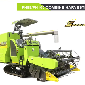 Récolteuse de maïs meilleure vente sauvagement nouvelle FH <span class=keywords><strong>88</strong></span>-100 HP petite moissonneuse-batteuse à grains sur chenilles avec niveau de sécurité élevé - Product Image 2