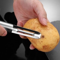 Éplucheur manuel multifonctionnel en acier inoxydable, éplucheur à pommes, couteau à éplucher les pommes de terre, éplucheur à melon, petit outil de cuisine